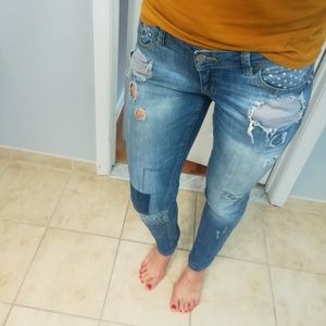 Statement jeans Promod, EU 38, would fit 4-6